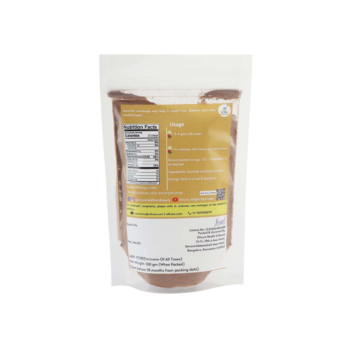 Garcinia Cambogia Powder