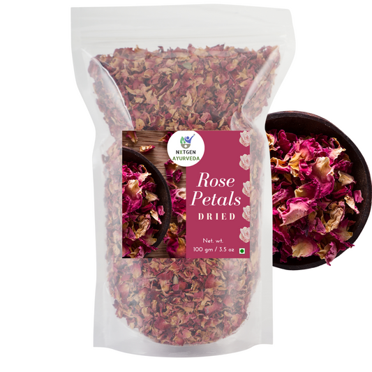 rose petals dried