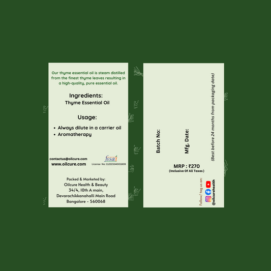 Thyme Oil - 30 ml
