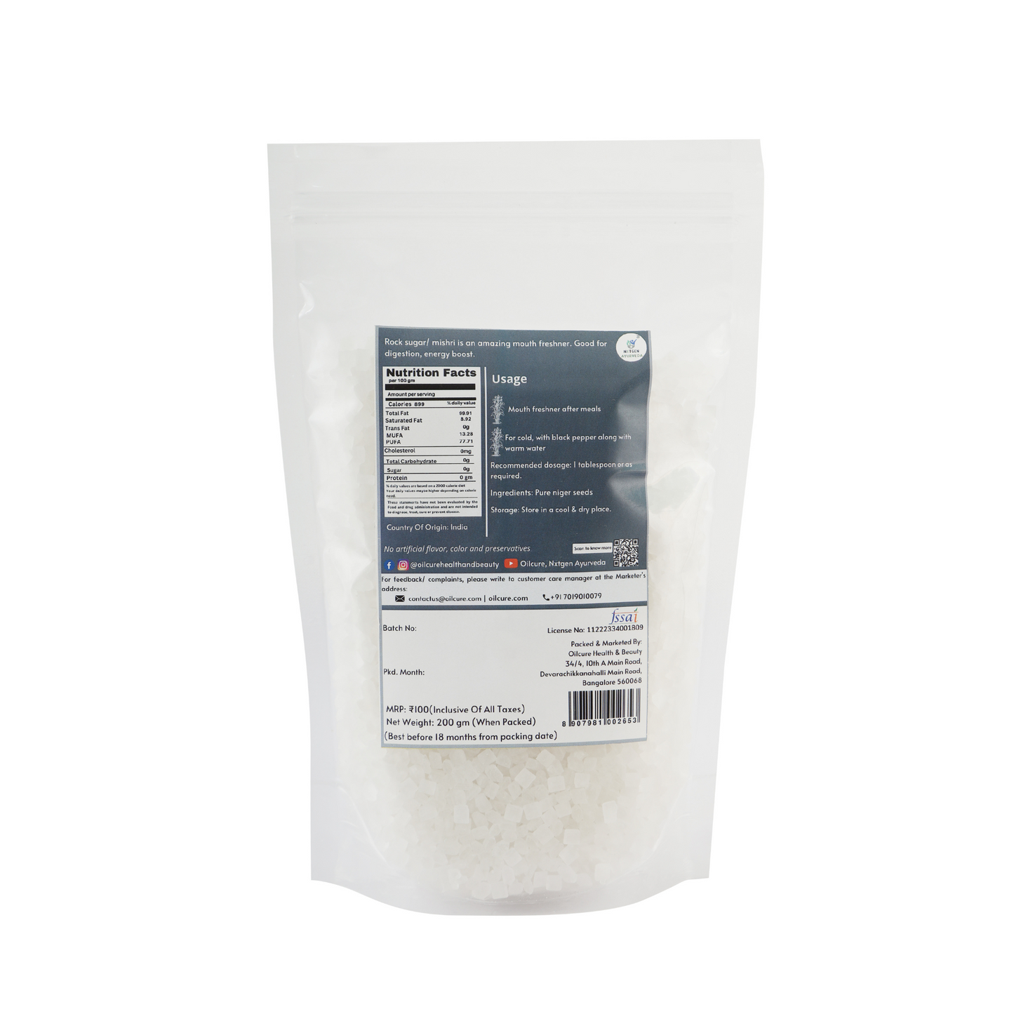 Mishri Dana (Rock Sugar Candy)
