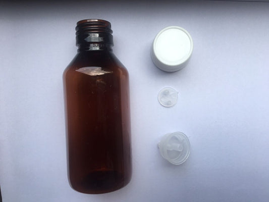 Pet Bottle Amber Color - 100ml