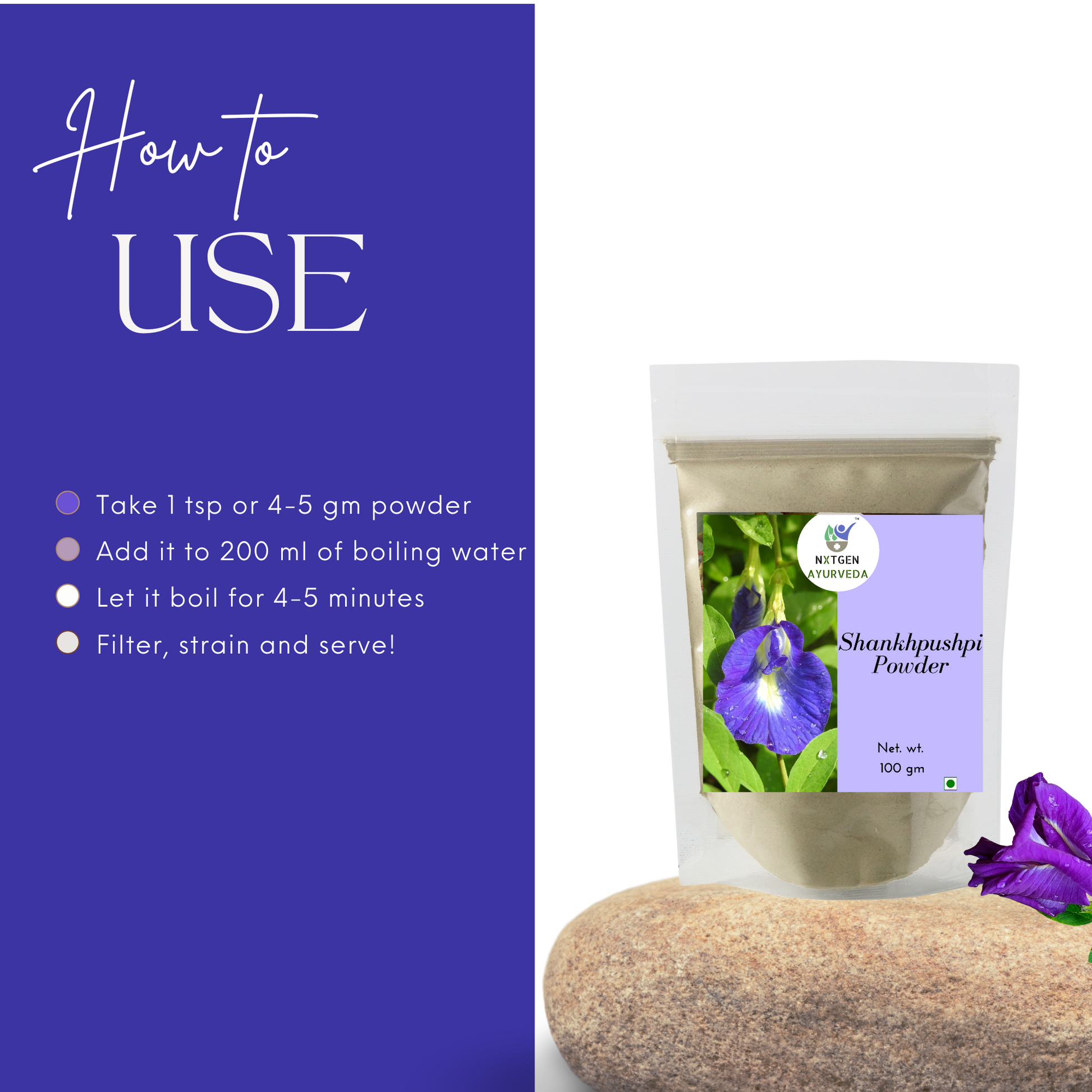 organic shankhpushpi powder