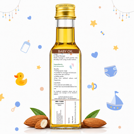 Baby oil chemical free