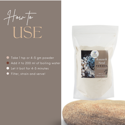 Kaunch seed powder usage