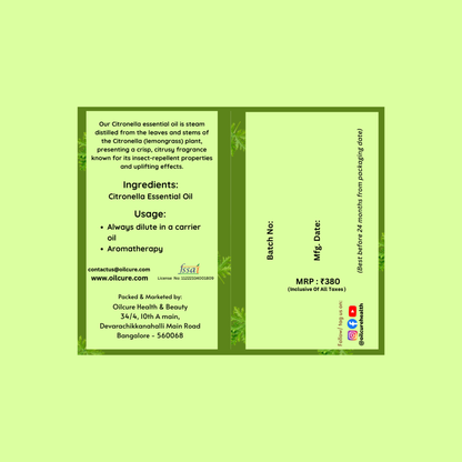 Citronella essential oil