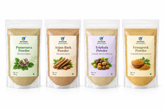 Heart care arjuna punarnava triphala fenugreek