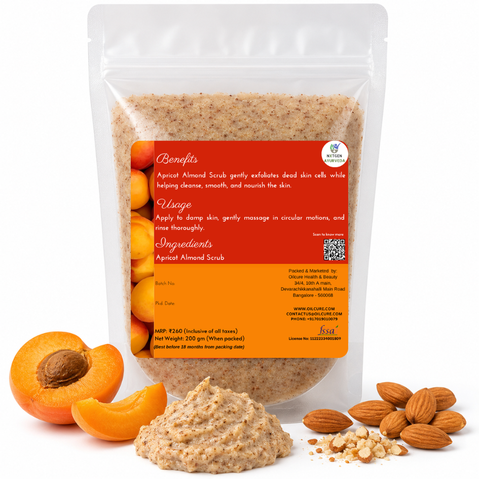 Apricot Almond Scrub - 200 Gms