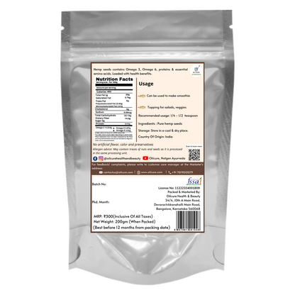 Hemp Seeds - 200 Gms