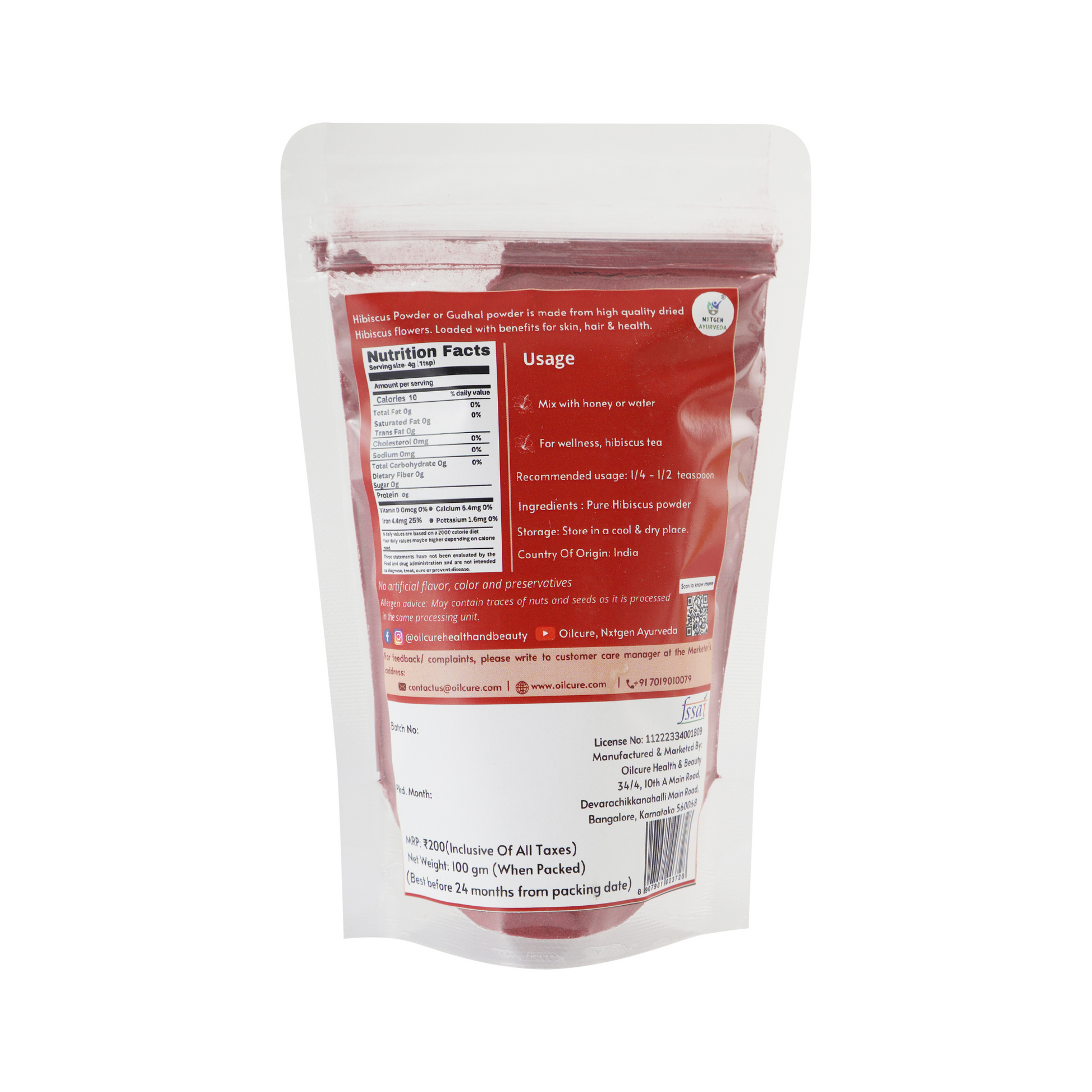 Buy hibiscus powder