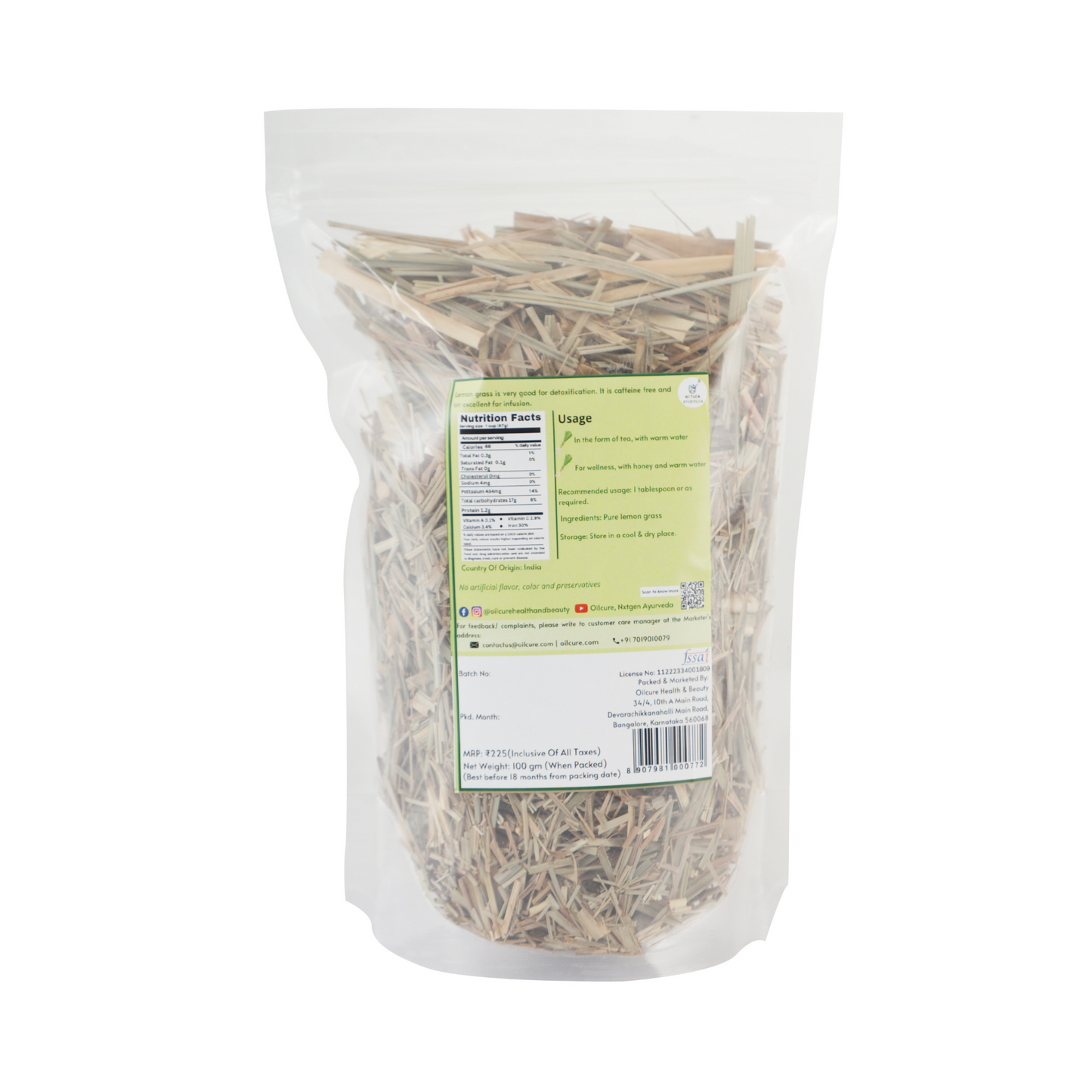 Buy lemongrass dry leaves