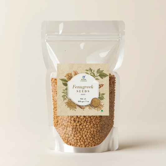 Packaged fenugreek seeds 