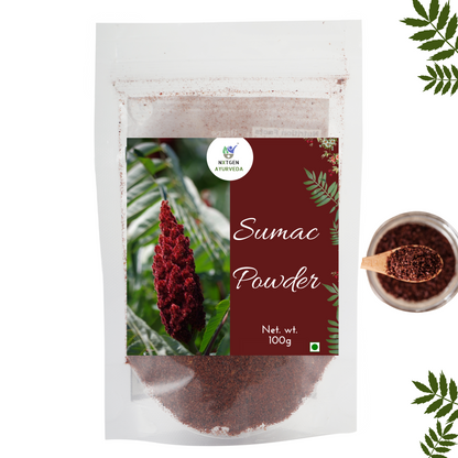 sumac powder berries red natural
