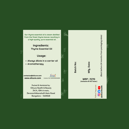 Thyme Oil - 30 ml