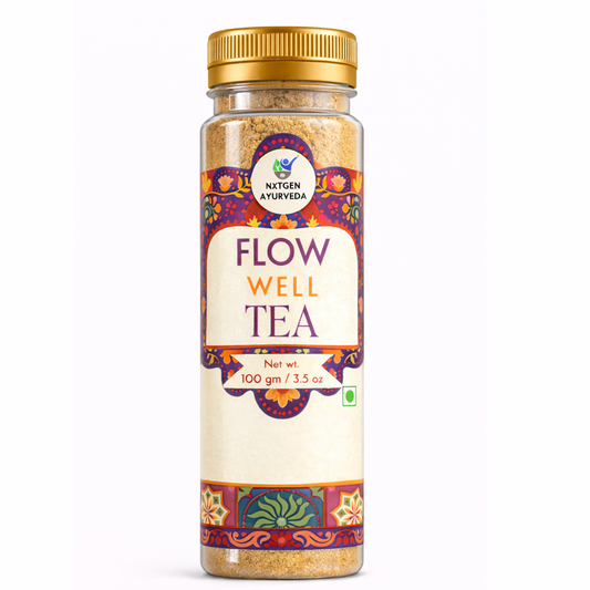 Jar of flow well tea