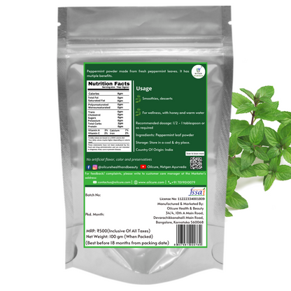Peppermint Leaves Powder  - 100 Gms