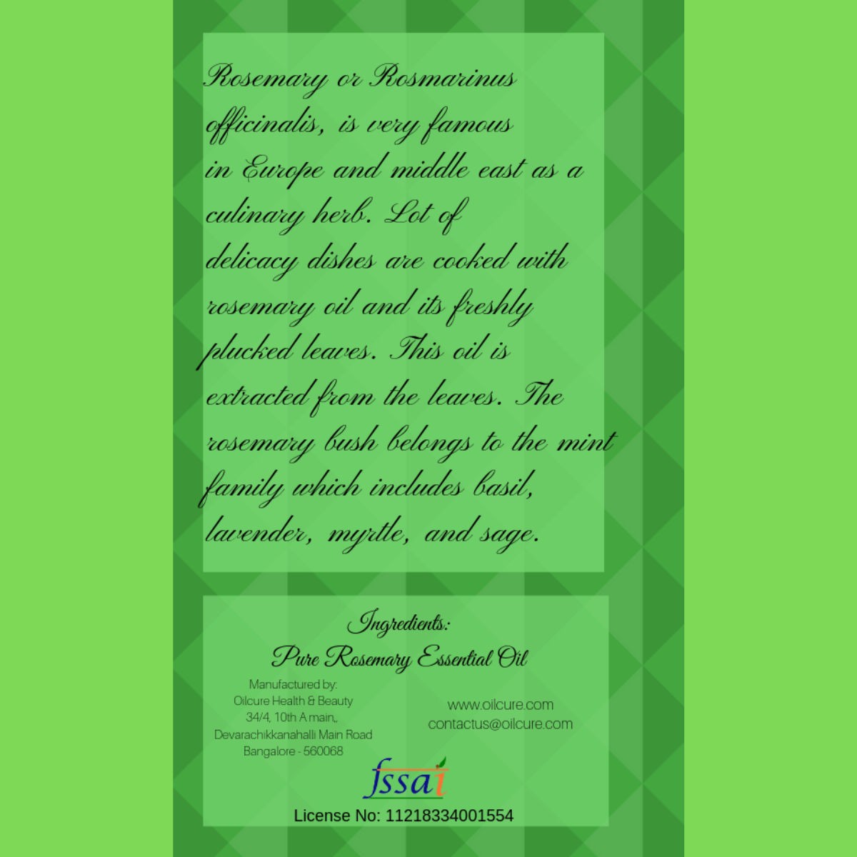 Rosemary Essential Oil - 30 ml