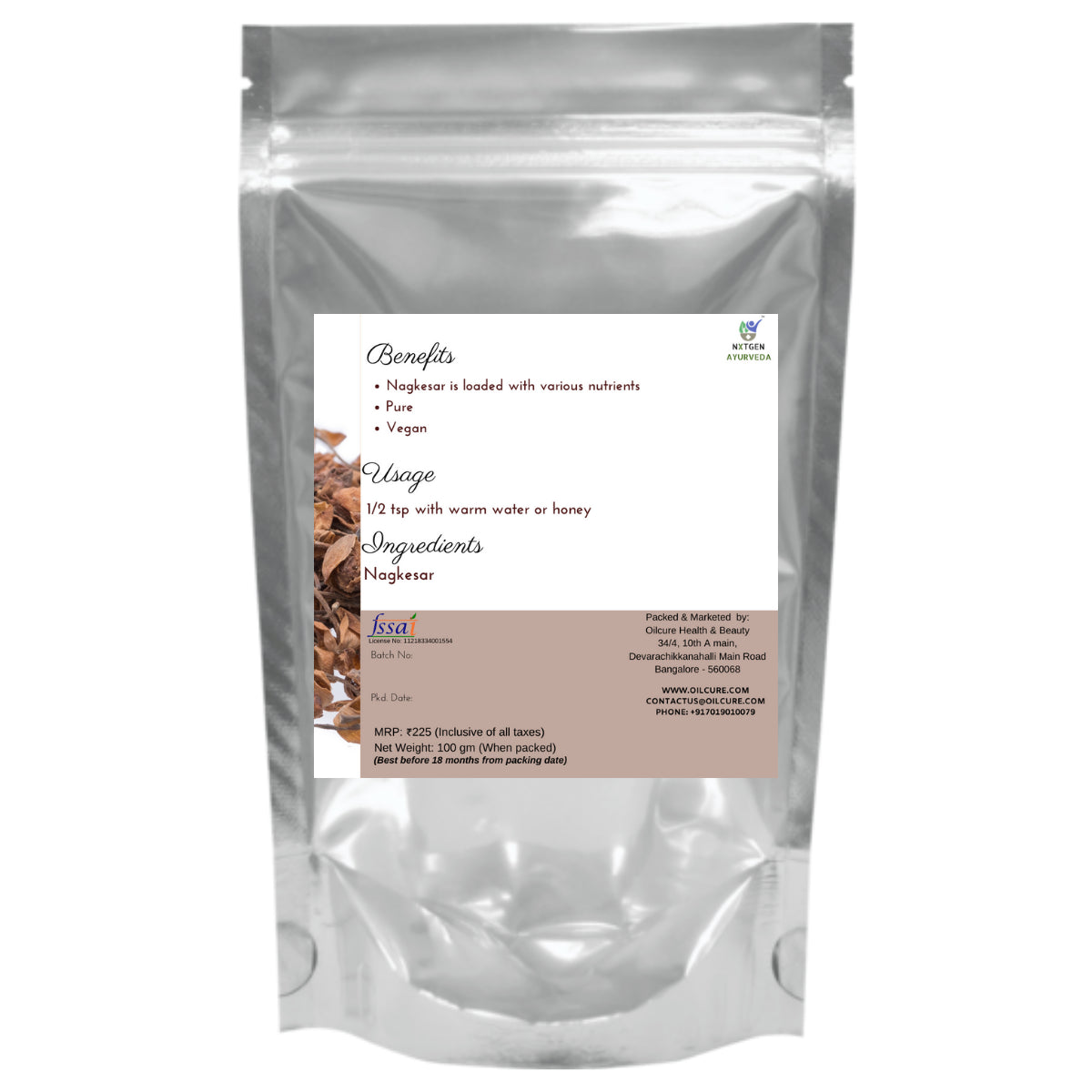 Nagkesar is used in various skincare products due to its potential benefits 