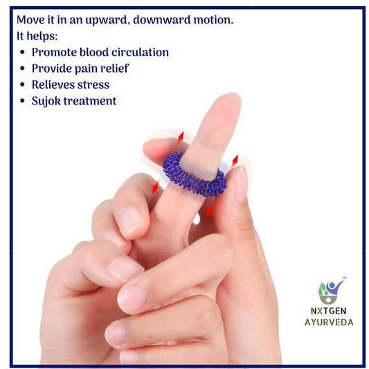 Premium Sujok Rings designed for gentle finger stimulation, massage, relaxation, and everyday wellness use.