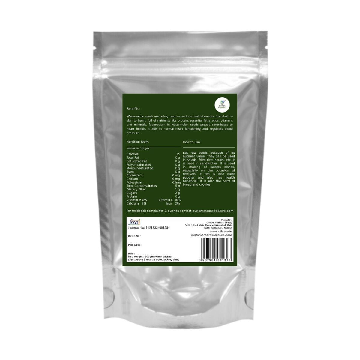 Watermelon Seeds - 200 Gms