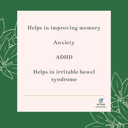 Brahmi powder is believed to have a number of health benefits, particularly for brain function and mental clarity