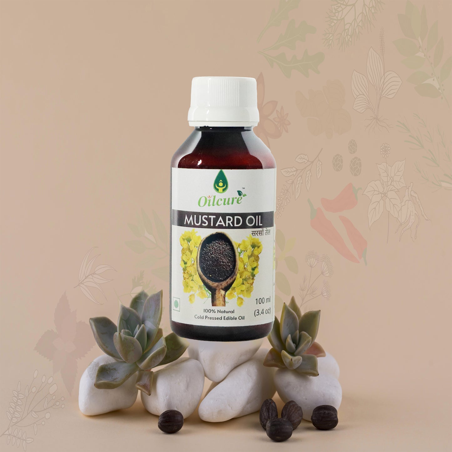 Mustard oil is one of the few vegetable oils that contain a good amount of omega-3 fatty acids, which are essential for heart and brain health.